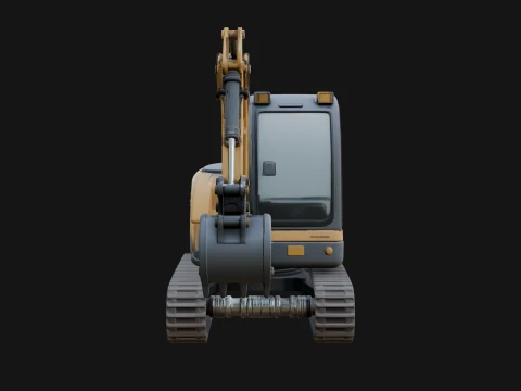 Excavator Model Design 9 - 3D Print Model 3D Print Model