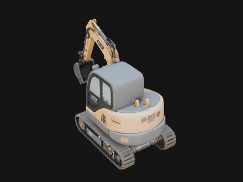 Excavator Model Design 9 - 3D Print Model 3D Print Model