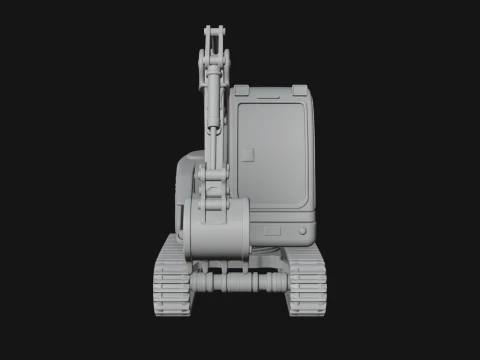 Excavator Model Design 9 - 3D Print Model 3D Print Model