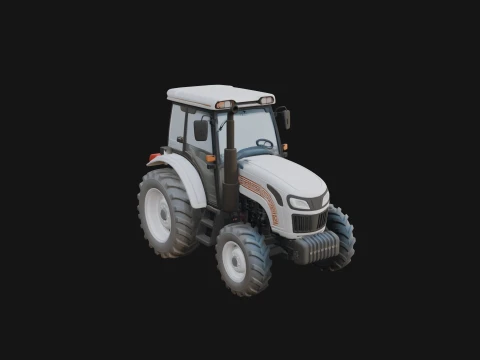 Farm Tractor Model Design 12 - 3D Print Model 3D Print Model