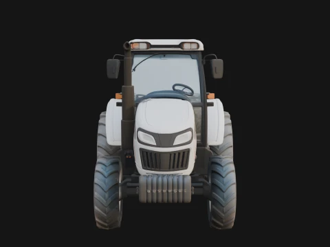 Farm Tractor Model Design 12 - 3D Print Model 3D Print Model