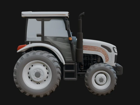 Farm Tractor Model Design 12 - 3D Print Model 3D Print Model