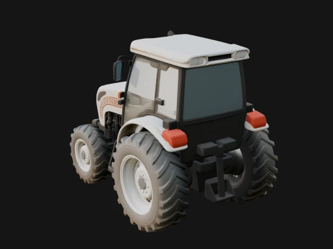 Farm Tractor Model Design 12 - 3D Print Model 3D Print Model