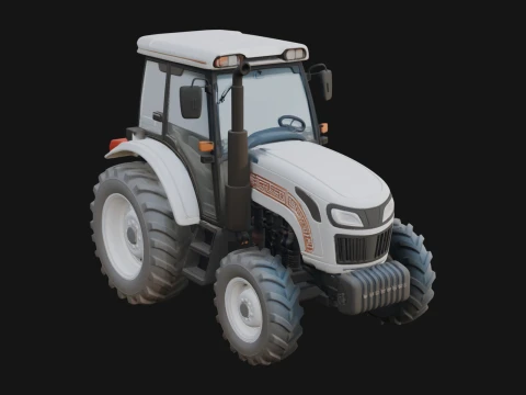 Farm Tractor Model Design 12 - 3D Print Model 3D Print Model