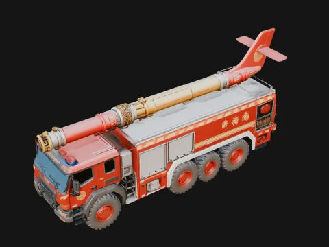 Fire Engine Model Design 20 - 3D Print Model 3D Print Model
