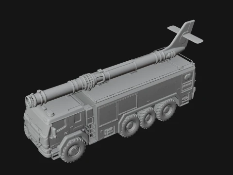 Fire Engine Model Design 20 - 3D Print Model 3D Print Model