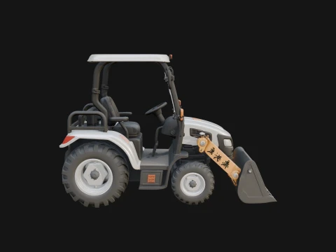 Wheel Loader Model Design 10 - 3D Print Model 3D Print Model