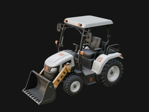 Wheel Loader Model Design 10 - 3D Print Model 3D Print Model