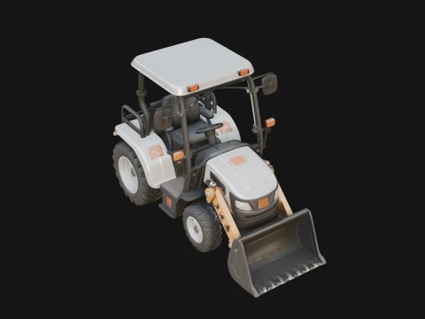 Wheel Loader Model Design 10 - 3D Print Model 3D Print Model