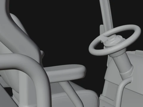 Wheel Loader Model Design 10 - 3D Print Model 3D Print Model