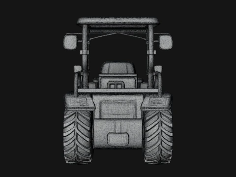 Wheel Loader Model Design 10 - 3D Print Model 3D Print Model