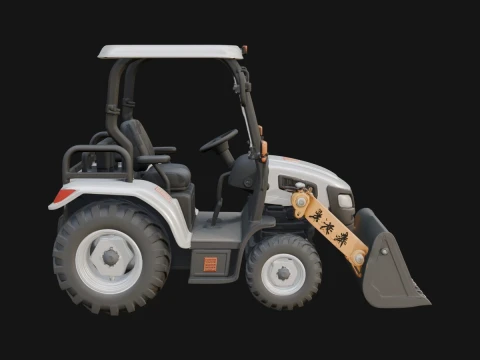 Wheel Loader Model Design 10 - 3D Print Model 3D Print Model