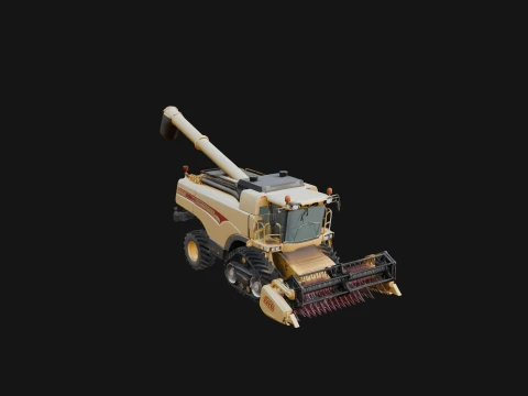 Combine Harvester Model Design 20 - 3D Print Model Modelo de impresión 3D