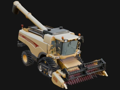 Combine Harvester Model Design 20 - 3D Print Model 3D Print Model