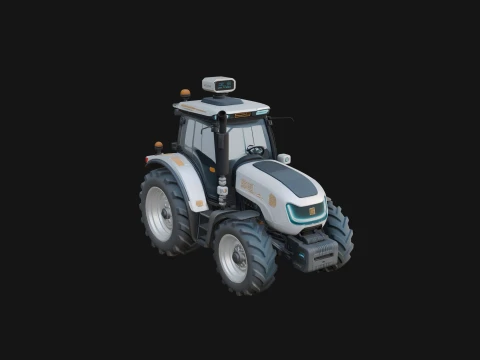 Farm Tractor Model Design 14 - 3D Print Model 3D Print Model