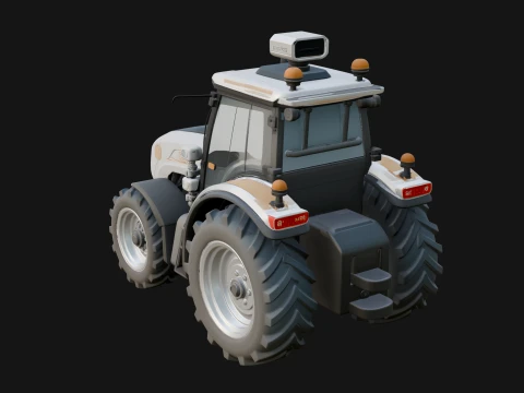 Farm Tractor Model Design 14 - 3D Print Model 3D Print Model