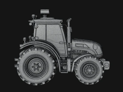 Farm Tractor Model Design 14 - 3D Print Model 3D Print Model