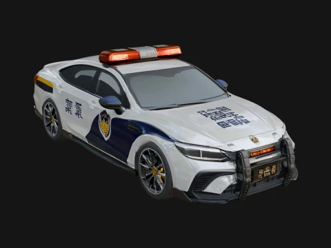 Police Patrol Car Model Design 13 - 3D Print Model 3D Print Model