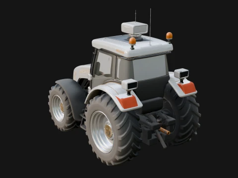 Farm Tractor Model Design 15 - 3D Print Model 3D Print Model