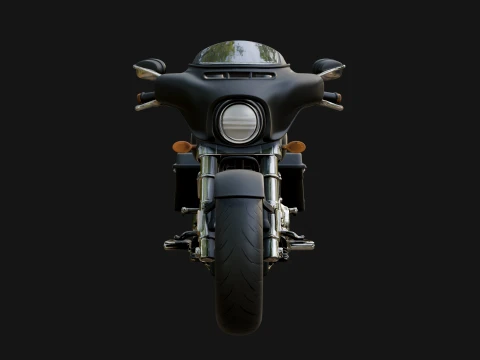 Cruiser Motorcycle Model Design 15 - 3D Print Model 3D Print Model