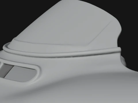Cruiser Motorcycle Model Design 15 - 3D Print Model 3D Print Model