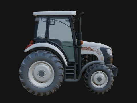 Farm Tractor Model Design 16 - 3D Print Model 3D Print Model