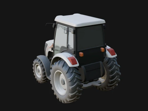 Farm Tractor Model Design 16 - 3D Print Model 3D Print Model