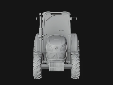 Farm Tractor Model Design 16 - 3D Print Model 3D Print Model