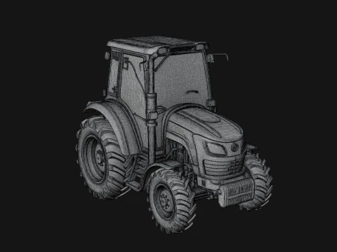Farm Tractor Model Design 16 - 3D Print Model 3D Print Model