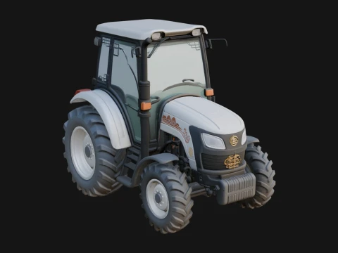 Farm Tractor Model Design 16 - 3D Print Model 3D Print Model