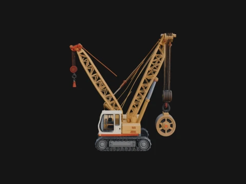 Crawler Crane Model Design 4 - 3D Print Model 3D Print Model