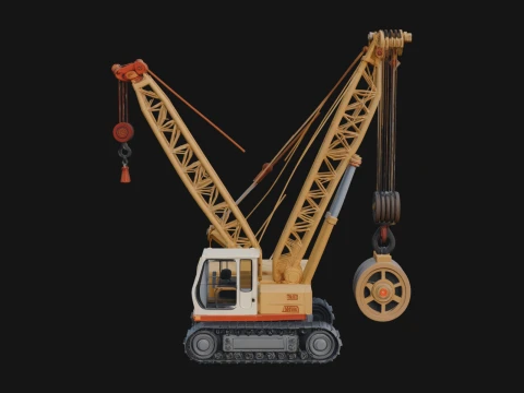 Crawler Crane Model Design 4 - 3D Print Model 3D Print Model