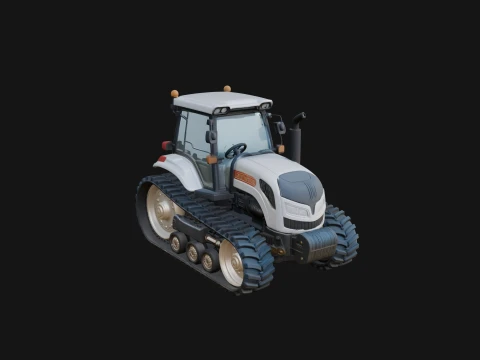 Farm Tractor Model Design 17 - 3D Print Model 3D Print Model