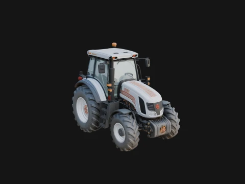 Farm Tractor Model Design 19 - 3D Print Model 3Dプリントモデル