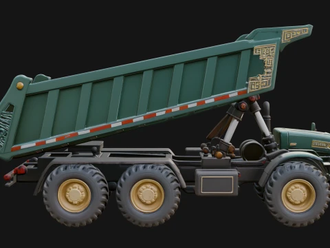 Dump Truck Model Design 24 - 3D Print Model 3D Print Model