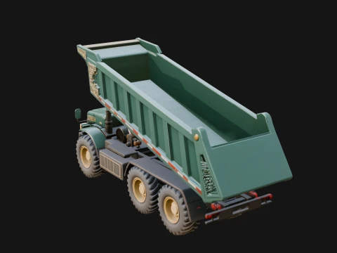 Dump Truck Model Design 24 - 3D Print Model 3D Print Model
