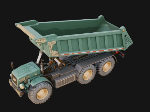 Dump Truck Model Design 24 - 3D Print Model 3D Print Model