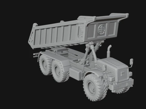 Dump Truck Model Design 24 - 3D Print Model 3D Print Model
