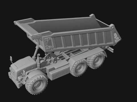 Dump Truck Model Design 24 - 3D Print Model 3D Print Model