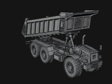 Dump Truck Model Design 24 - 3D Print Model 3D Print Model