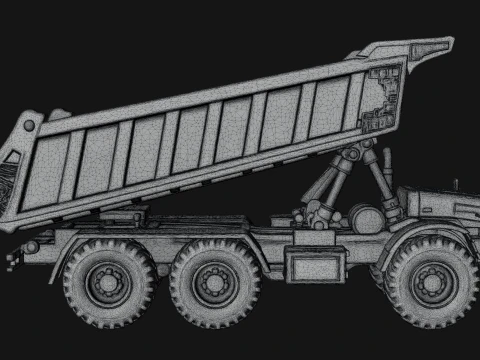 Dump Truck Model Design 24 - 3D Print Model 3D Print Model
