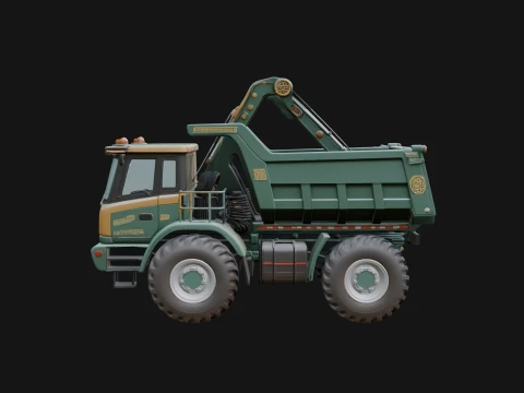 Dump Truck Model Design 25 - 3D Print Model 3D Print Model
