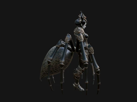 Spider Queen Statue Design 1 - 3D Print Model 3D Print Model