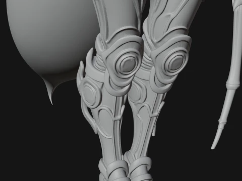 Spider Queen Statue Design 1 - 3D Print Model 3D Print Model
