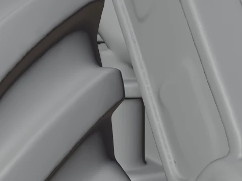Backhoe Loader Model Design 8 - 3D Print Model 3D Print Model