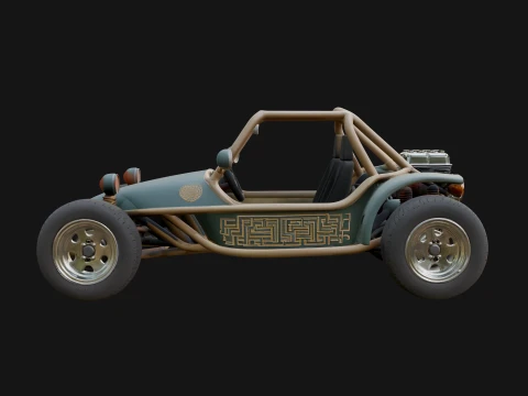 Dune Buggy Model Design 2 - 3D Print Model 3D Print Model