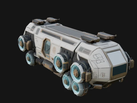 Hover Transport Model Design 2 - 3D Print Model 3D Print Model