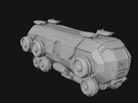 Hover Transport Model Design 2 - 3D Print Model 3D Print Model