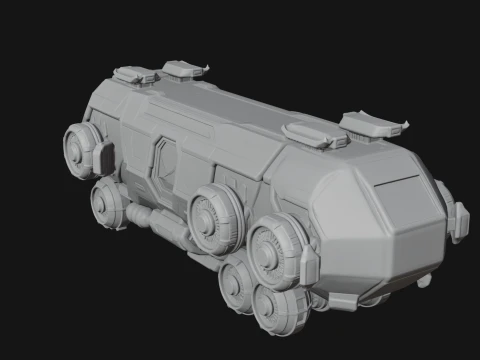 Hover Transport Model Design 2 - 3D Print Model 3D Print Model