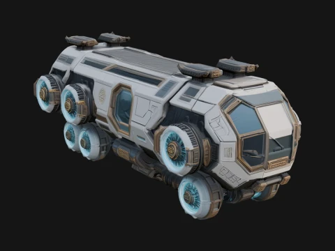 Hover Transport Model Design 2 - 3D Print Model 3D Print Model